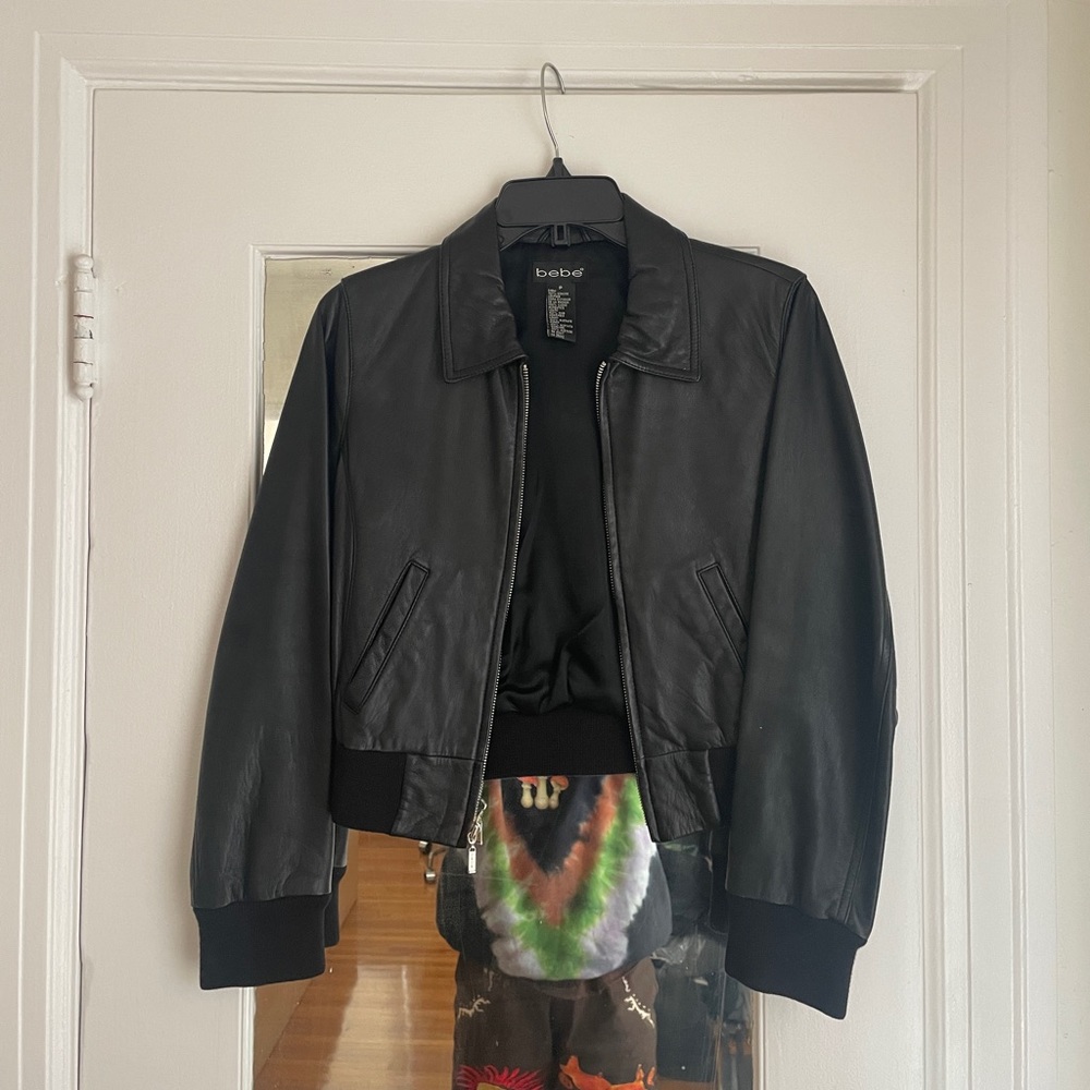 Vintage ‘90s Bebe Leather Jacket